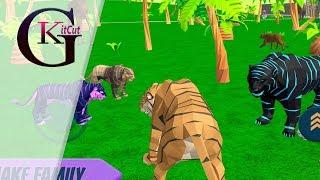 Tiger Simulator 3D Gameplay Android | Animal Games For Kids Boys (CyberGoldfinch)