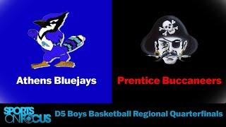 Athens @ Prentice | WIAA D5 Boys Basketball Regional Quarterfinal