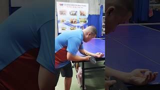 Learn topspin serve with Khoi Tran in 30s #pingpongserve #ttserve
