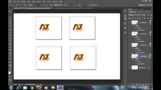 Photoshop Tutorial : Smart Object ( Link Multiple Layers )