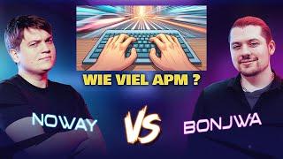 Wie viel APM auf dem Keyboard ? Noway VS Bonjwa | Typeracer