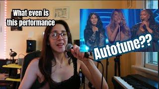 REACTION (Mariah Carey's Vocals !!) - Cher & Jennifer Hudson LIVE Believe