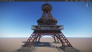 Rust Edit | The Eiffel Tower | Custom Prefab