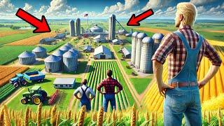 MEGA FARM on FLAT MAP  Farming Simulator 22