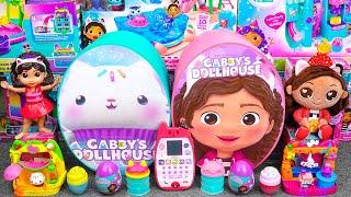 Gabby's Dollhouse with Gabby, Pandy, Catrat, Mercat, DJ Catnip Dolls | Review Mystery Box Toys ASMR