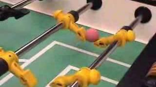table soccer shot