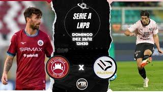 FUTEBOL AO VIVO | CITTADELLA X  PALERMO | SERIE B LNPB | 29/12/24