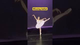 I only miss ballet on some days  #balletdancer #ballerina #dancers #professionaldancer