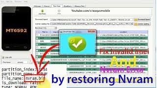 How  to Fix Nvram Problem without any Flash Box | Write Nvram file wthout boxAny box on Mtk devices