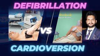 Difference Between #Defibrillation and #Cardioversion  @satishpatel