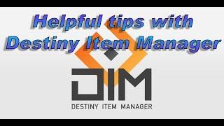 Do you even DIM bro? - Amazing tips inside Destiny Item Manager that are sure to simplify your life.