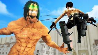 Slaying TITANS in Swammys AOT Fan Game - Attack on Titan Multiplayer