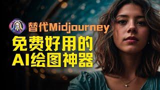 不花钱替代Midjourney ！这个AI绘画工具免费又超级好用！A free and easy-to-use MidJourney alternative