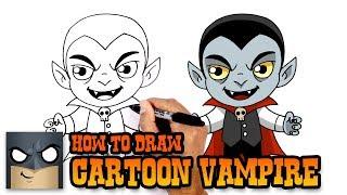 How to Draw a Cartoon Vampire | Halloween