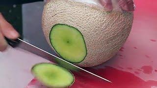 Korean street food - Fruits Cutting Skills