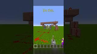 Minecraft's Door Mechanics Just Got Better#minecraft #gaming #shorts #insane