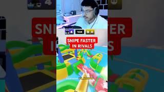 Do This To Snipe Faster In Roblox Rivals 