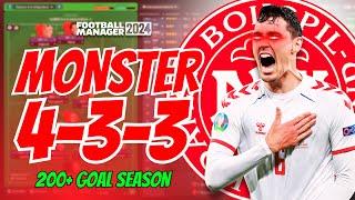 This FM24 4-3-3 Tactic Is A MONSTER | 200+ Goal Season | FM24 Tactics