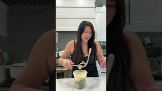 making the viral cucumber salad