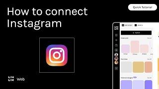 How to connect Instagram Account to UNUM