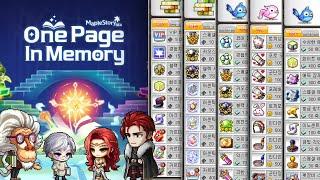 MapleStory One Page in Memory Event & Coin Shop Full Showcase!