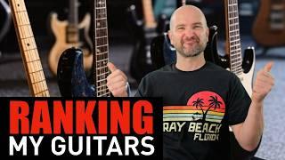 WORST to BEST: Ranking My Electric Guitar Collection! (What will Go?)