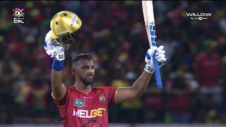 Nicholas Pooran 101 runs vs Guyana Amazon Warriors | 30th Match, GAW VS TKR