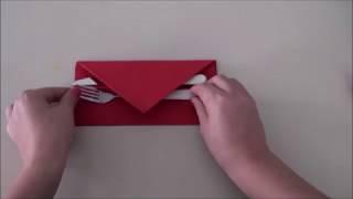 DIY: How to Fold a Napkin Into Envelope {MadeByFate} #174