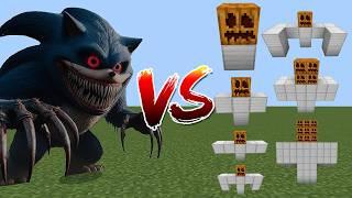 All Iron Golems vs All Sonic Mobs Compilation 16