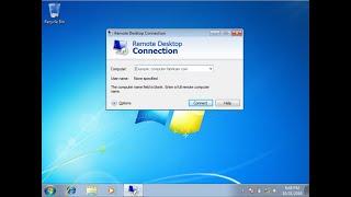 REMOTE DESKTOP: WINDOWS 7 TO WINDOWS 10