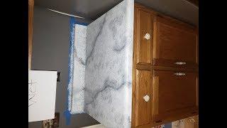 Countertops makeover DIY: Giani White Diamond