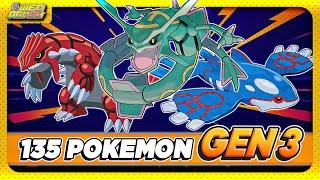 TOÀN BỘ 135 POKEMON GEN 3