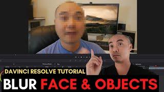 Davinci Resolve How To Blur Faces And Blur Objects With Tracking | Davinci Resolve Tutorial