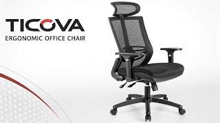 Ticova Ergonomic Office Chair - Stylish and Durable for Any Workspace