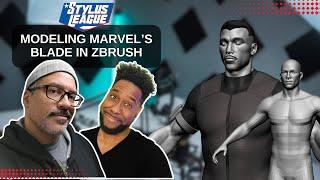 Sculpting Marvel’s Blade in Zbrush - Stylus League 3d Art Creative Live Stream