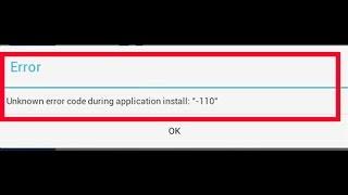 how to fix google play store error 110-google play store unknown error 110