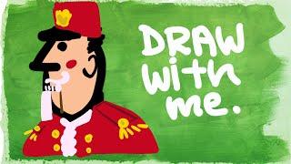 Draw with Me: Nutcracker