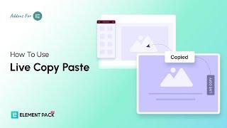 Superfast Live Copy Paste in WordPress | Import Sections Instantly with Element Pack