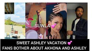 SWEET ASHLEY ENJOYING THEIR VACATION AS FANS WORRY #sweetguluvabbmzansi #bbnaija10 #ashleyogle