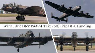 Merlin Music | Avro Lancaster Take-off, Flypast & Landing