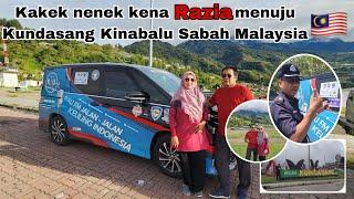 Kakek nenek kena Razia menuju Kundasang Kinabalu Sabah Malaysia | Campervan Indonesia