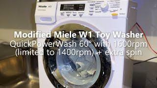 Theo Klein 6941 Miele Toy Washer - QuickPowerWash 60° (Full Modified Wash Program)