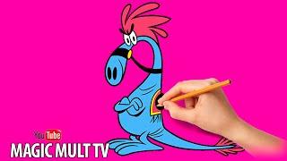 How To Draw And Paint Sylvia (Wander Over Yonder) Сильвия С Приветом По Планетам