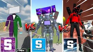 comparison of sandbox multiplayer vs sandbox in space vs nextbots in playground wind gameplay