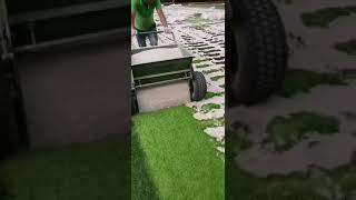 Sandinfill machine for artificial turf field sand or rubber infill