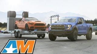 Win This 2017 Raptor, 850+ HP Mustang & Trailer - AmericanMuscle.com