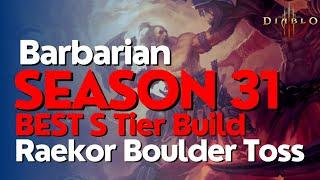 Diablo 3 Season 31 Barbarian Raekor Boulder Toss Build Guide