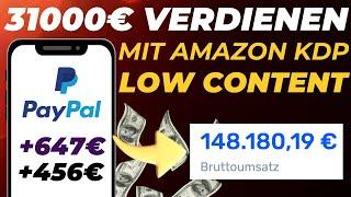 31000€ IM MONAT mit Amazon KDP verdienen (NEUE NISCHE) Low Content Business starten