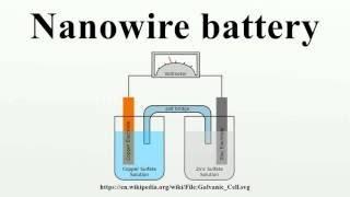 Nanowire battery