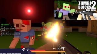 Zumbi Blocks 2 - Try to Survive in this multiplayer voxel zombie survival game kill, loot & survive.